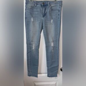 Wild blue x Sadie Robinson Denim Blue Skinny Jeans Sz 7